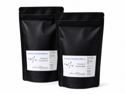 Två-pack Natriumaskorbat pH neutralt GMO Aluminium fritt vitamin-C